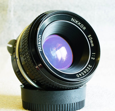 【悠悠山河】近新 最佳K版 Nikon Nikkor 50mm F2 鏡片通透 無刮無霉無霧無塵