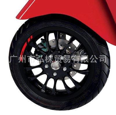 機車配件 比亞喬Vespa GTS 300 輪轂反光貼 輪圈貼 胎鈴貼 改裝 貼花 車貼