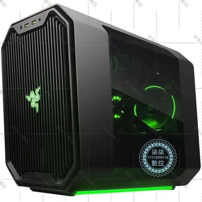 『柒柒3C數位』安鈦克 Cube-Razer 雷蛇版黑色ITX臺式電競主機電腦游戲機箱