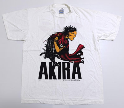 【Mr.17】光明戰士阿基拉 AKIRA 日本動漫 漫畫 卡通 電影 T恤 白色短袖T-SHIRT(Z099)