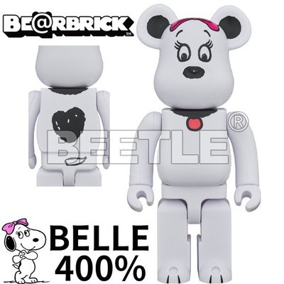 BEETLE BE@RBRICK PEANUTS 史努比SNOOPY 妹妹BELLE 貝兒400% | Yahoo