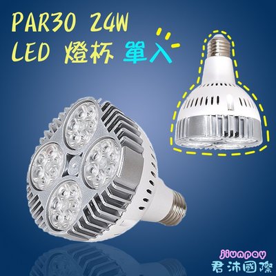 PAR30 LED 投射燈 24W 珠寶燈 聚光燈 LED燈杯 E27燈座 (白光/暖白光) 單入 展示燈專用