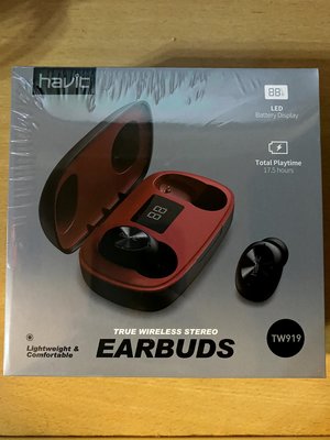 【J.K永續雜貨鋪】Havit 海威特 輕巧無線藍牙耳機 TW919