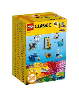 全新 現貨 免運費 LEGO 樂高 經典套裝 顆粒與動物(11011)（1500個配件）（特價1950元免運費）