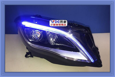 最新 BENZ W156 GLA200 A45 13年改17年式樣 全LED魚眼大燈一抹藍低階改高階