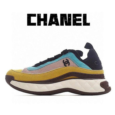 （零點）香奈兒 Chanel Sneaker 新款復古風格女子時尚休閑鞋厚底增高鞋老爹
