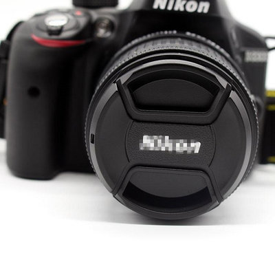 相機鏡頭蓋中捏適用于尼康49mm52mm55mm58mm62mm67mm72mm77mm蓋子