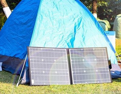 折疊式 單晶太陽能板 DC12V 60W 戶外露營 太陽能發電 軟性折疊板 綠能發電