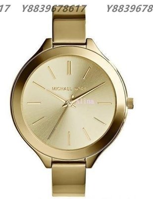 美國代購Michael Kors 金色 薄型 手環 手鍊 手錶 腕錶 女錶 MK3275 美國正品