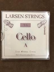 {鈺聲國際弦樂器} 丹麥 LARSEN 大提琴弦 標準 小尺寸套弦 中張力