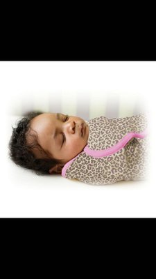 美國Summer Infant嬰兒懶人包巾-薄款純棉S 粉紅豹