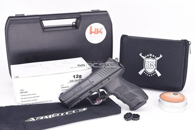 【BCS武器空間】UMAREX H&amp;K P30 4.5mm/.177 轉盤式 CO2手槍 套裝版-UM45CN09A