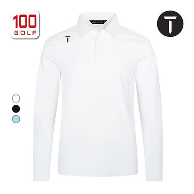 EuropeanTour歐巡賽高爾夫男裝長袖T恤秋季運動舒適彈力Polo衫
