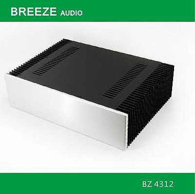 Breeze Audio-兩側散熱全鋁功放機箱（專用型材前后面板）BZ4312
