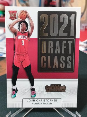 2021-22 Contenders Josh Christopher 2021 Draft Class Rookie Houston Rockets