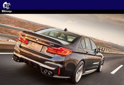 【樂駒】3D Design BMW F90 M5 後下擾流 飾板 尾飾管 飾板 Carbon 碳纖維 日本 改裝 大廠