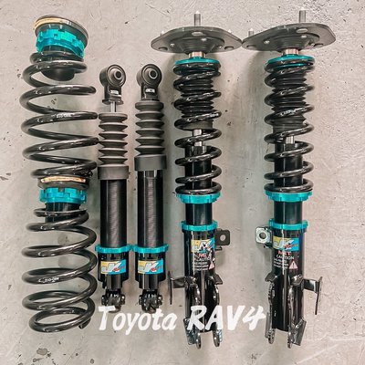 Toyota RAV4 中古改裝高低軟硬可調避震器 JK 保固四個月