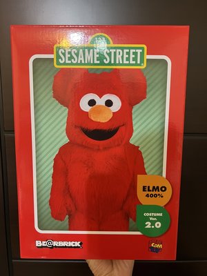 Be@rbrick Elmo 2.0 紅餅乾 400% 芝麻街 紅 餅乾怪獸