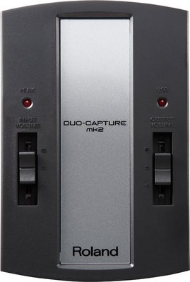 (匯音樂器音樂中心)Roland DUO-CAPTURE mk2 USB Audio Interface錄音介面(UA-