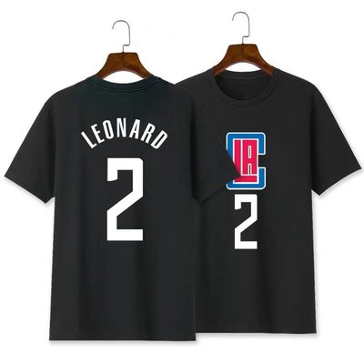 🔥雷納德Kawhi Leonard短袖棉T恤上衣🔥NBA快艇隊Nike耐克愛迪達運動籃球衣服T-shirt男女962