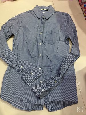 NET 長袖藍白條紋襯衫 #4