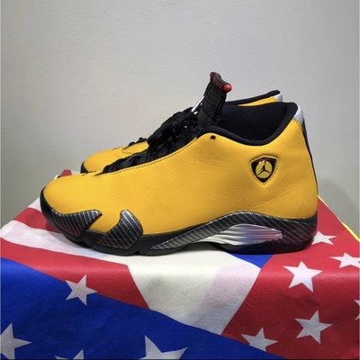 【正品】Air Jordan 14 Reverse Ferrari Yellow 法拉利 黃色 籃球BQ3685-706潮鞋