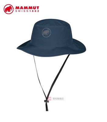 -滿3000免運-[雙和專賣店] MAMMUT 長毛象 Runbold Hat休閒輕量透氣漁夫帽/119104613/藍