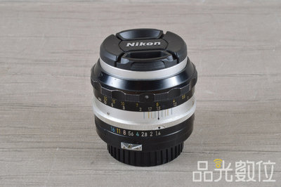 【品光數位】Nikon Non-Ai 58mm F1.4  定焦 大光圈 人像 手動鏡 #43782J