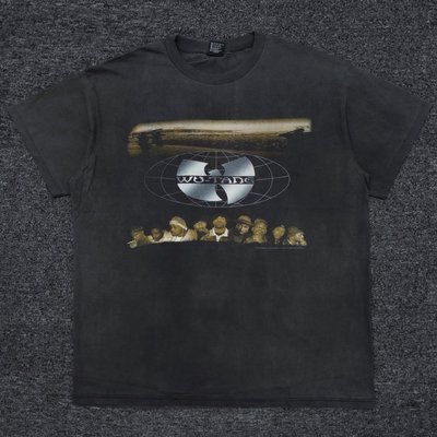 2023上新！Vintage wu-tang clan hiphop legend commemorative t-shirt短袖-NNJ7861