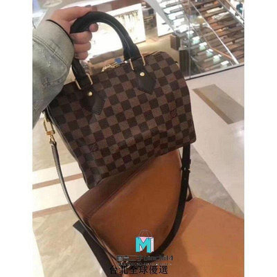 LV Speedy 25 附背帶 手提包 M41113 原花 N41368 棋盤格 N41374