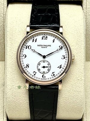 重序名錶 Patek Philippe PP錶 百達翡麗 Calatrava 5022R 18K玫瑰金 手動上鍊腕錶