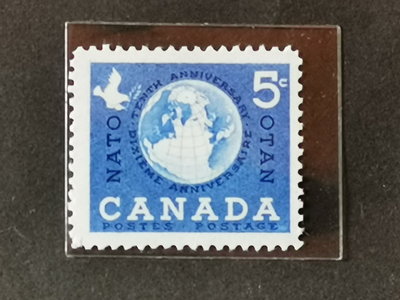 (C6670)加拿大1959年北大西洋公約組織郵票 1全