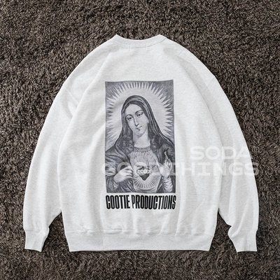 現貨#COOTIE PRINT SWEAT CREW 圣母瑪利亞圓領連帽衛衣22aw | Yahoo