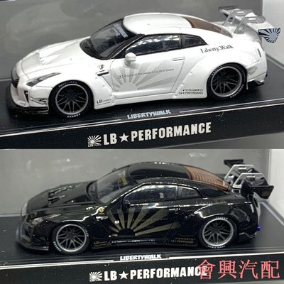 ins✨原廠 日產 GTR R35 尼桑 LBWK 寬體 1:64 合金汽車模型