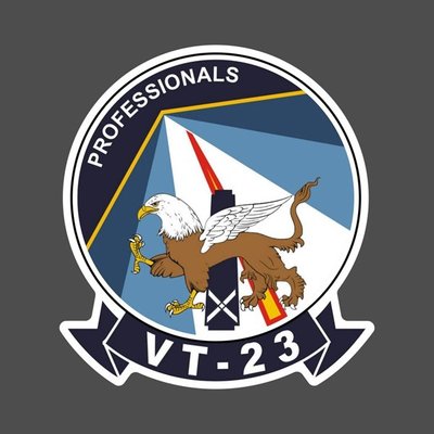 美國海軍 攻擊戰鬥機訓練第23中隊 VT-23 獅鷲獸 貼紙
