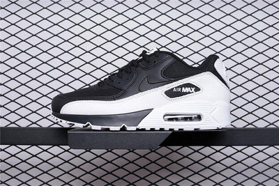 Nike Air Max 90 Essential 黑白 網面氣墊跑步鞋 男鞋537384-082【ADIDAS x NIKE】