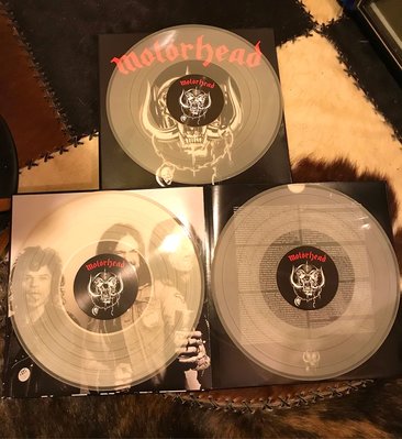 搖滾樂團 Motörhead 摩托頭 火車頭 黑膠唱片 特殊三片套裝盒 三張黑膠 黑膠收藏盒 彩膠 彩色黑膠 重金屬