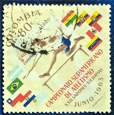 [QBo小賣場] 哥倫比亞 1963 南美運動錦標賽 1枚 #7421