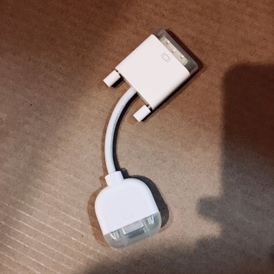 Mac apple 筆電DVI轉VGA轉接頭 特價現貨