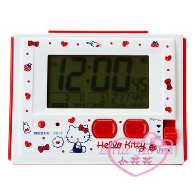 ♥小公主日本精品♥Hello Kitty凱蒂貓坐姿圖案計時器液晶計時器家用計時器數字時鐘 21110108