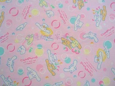 【傑美屋-縫紉之家】日本卡通布~三麗鷗Sanrio Cinnamoroll大耳狗#g5950-1A牛津厚棉布 布幅寬50