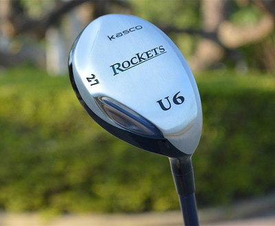 【熱賣精選】高爾夫桿 日本原裝Kasco Rockets高爾夫球桿鐵木桿小雞腿萬能桿27度特價