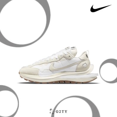 G2TY] Nike x Sacai | VaporWaffle “White and Gum” 米白奶油白膠底焦