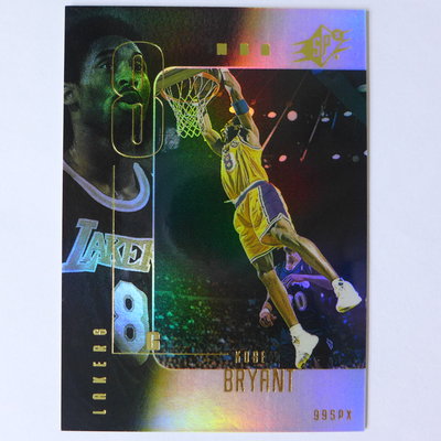 ~ Kobe Bryant ~1999年SPX 名人堂/小飛俠/黑曼巴/柯比·布萊恩 閃亮設計.NBA球員卡