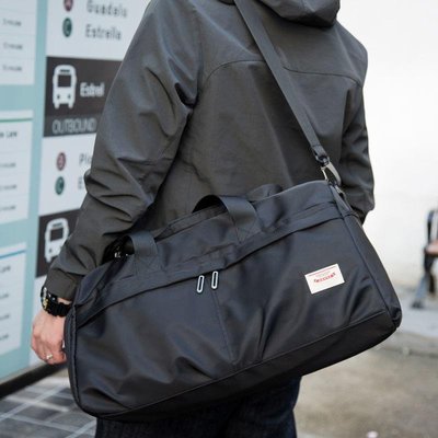 手提包 旅行包 男 運動訓練包 防水斜背包 斜背包 短途行李袋 出差旅遊包