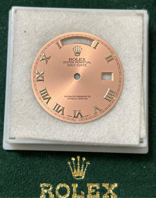 ROLEX 原裝鮭魚色羅馬字面盤DAY DATE(18039,18239,118239,118209)18K.WG.錶款適用,218239