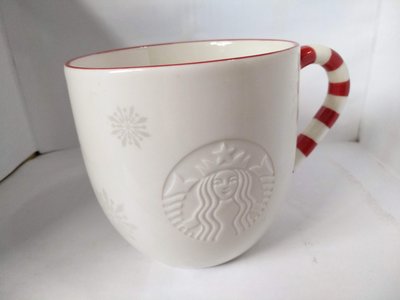 Starbucks 星巴克 2013 拐杖糖馬克杯 雪花枴杖糖馬克杯 歡欣枴杖糖馬克杯16oz 星巴克耶誕馬克杯