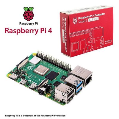 樹莓派4代B型 RaspberryPi4 4B 4GB Model B開發板