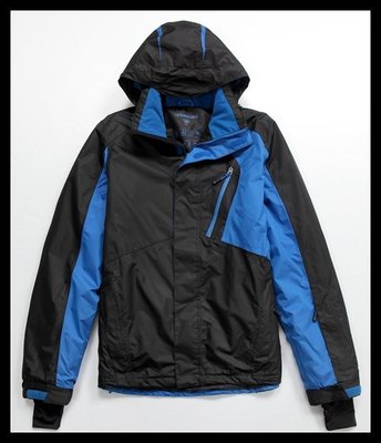 德國crivit保暖防寒大衣 戶外滑雪頂級衝鋒衣 外套 夾克 雨衣 3M THINSULATE防風防水 藍黑配色