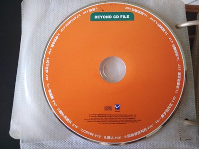 二手CD裸片 ～Beyond (國語精選14首 ) CD 有細紋不影響音質